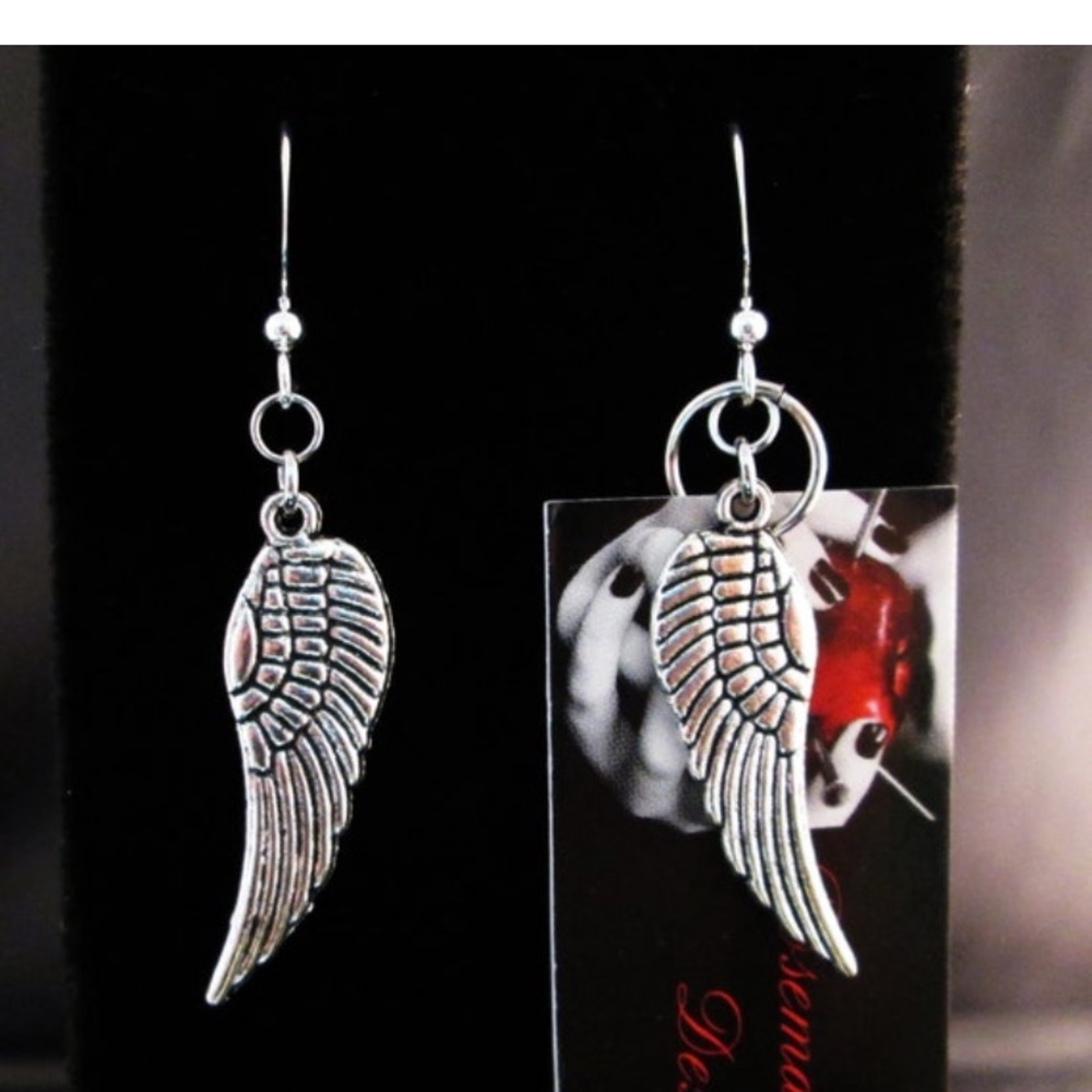 $5/$30 Angel wing earrings Castiel Supernatural